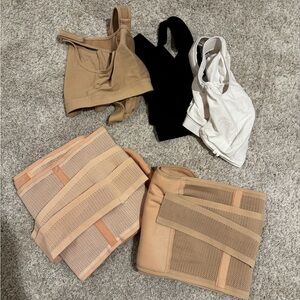 Post mommy make over bras and abdominal binders